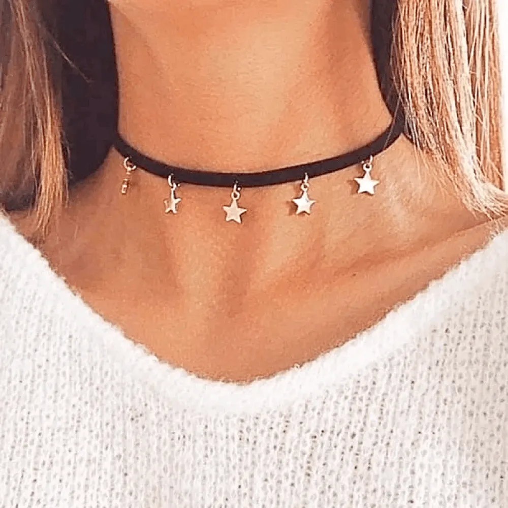 Baby You're A Star Velvet Choker