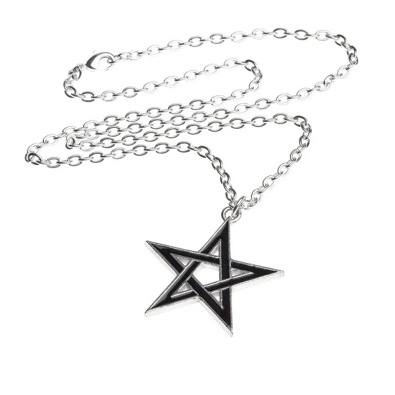 BLACK STAR NECKLACE