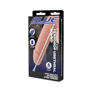 Blue Line 6" STAINLESS STEEL TEARDROP URETHRAL SOUND