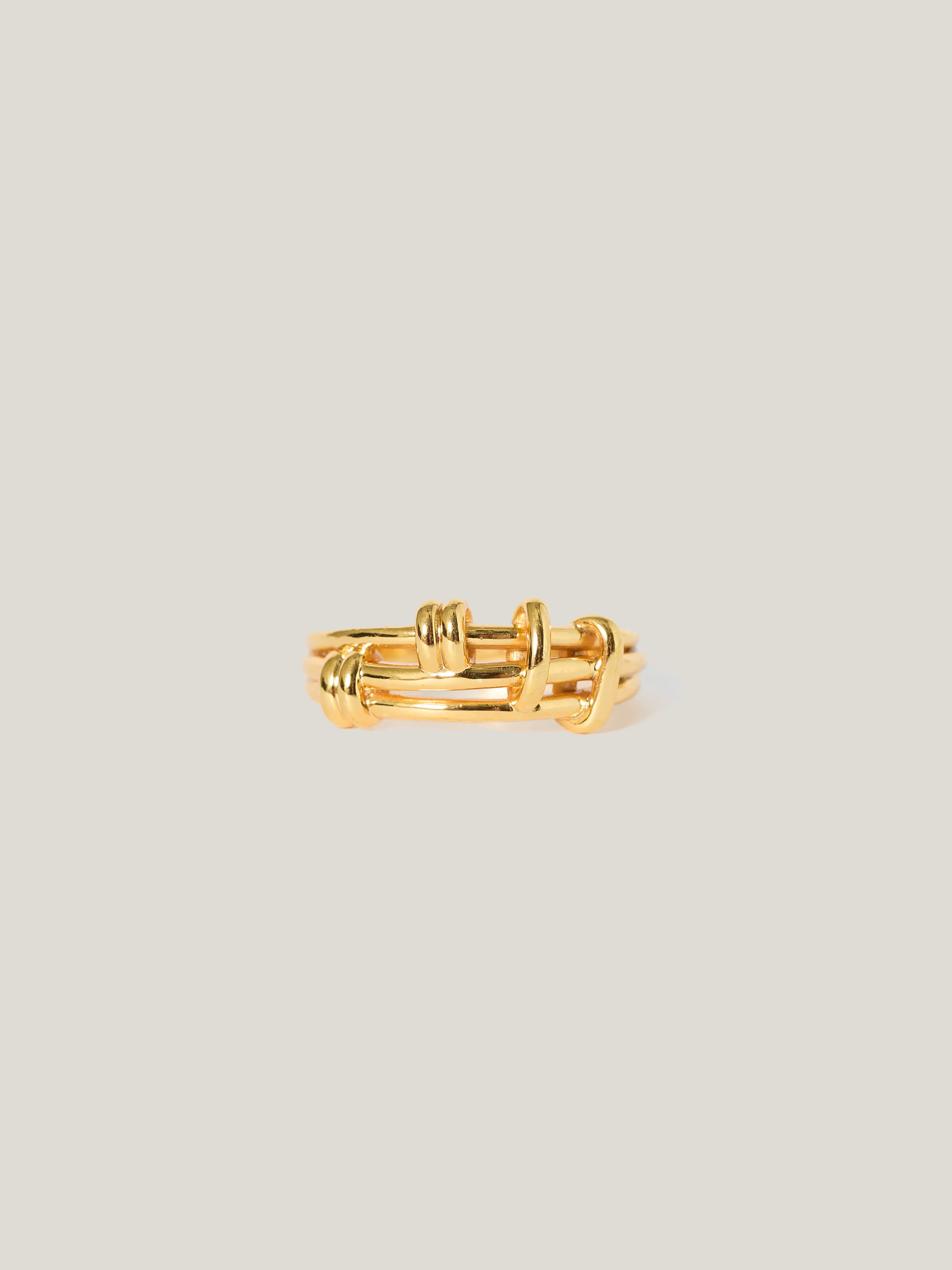 Dainty Loops Ring | Gold
