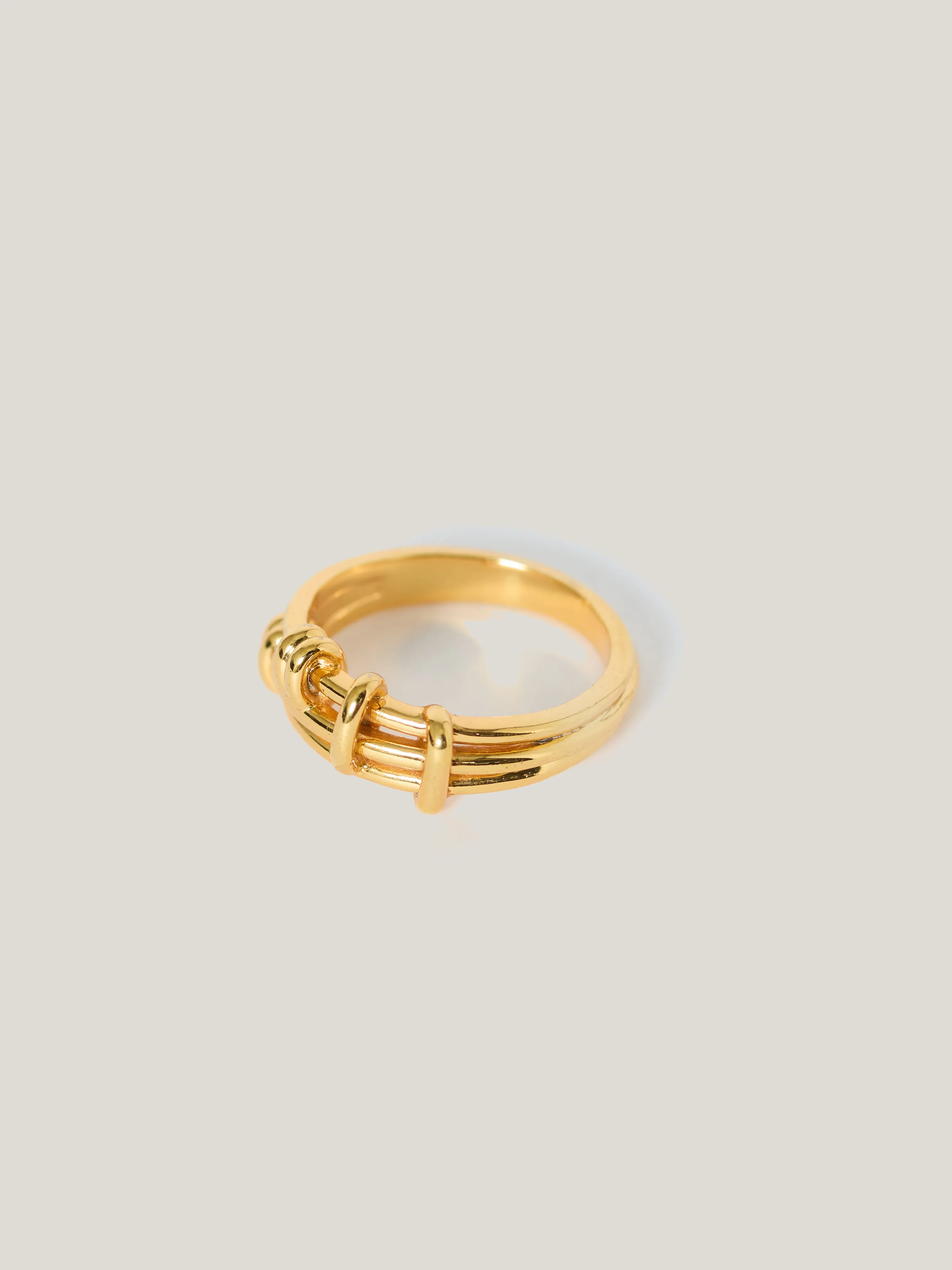 Dainty Loops Ring | Gold