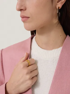 Dainty Loops Ring | Gold