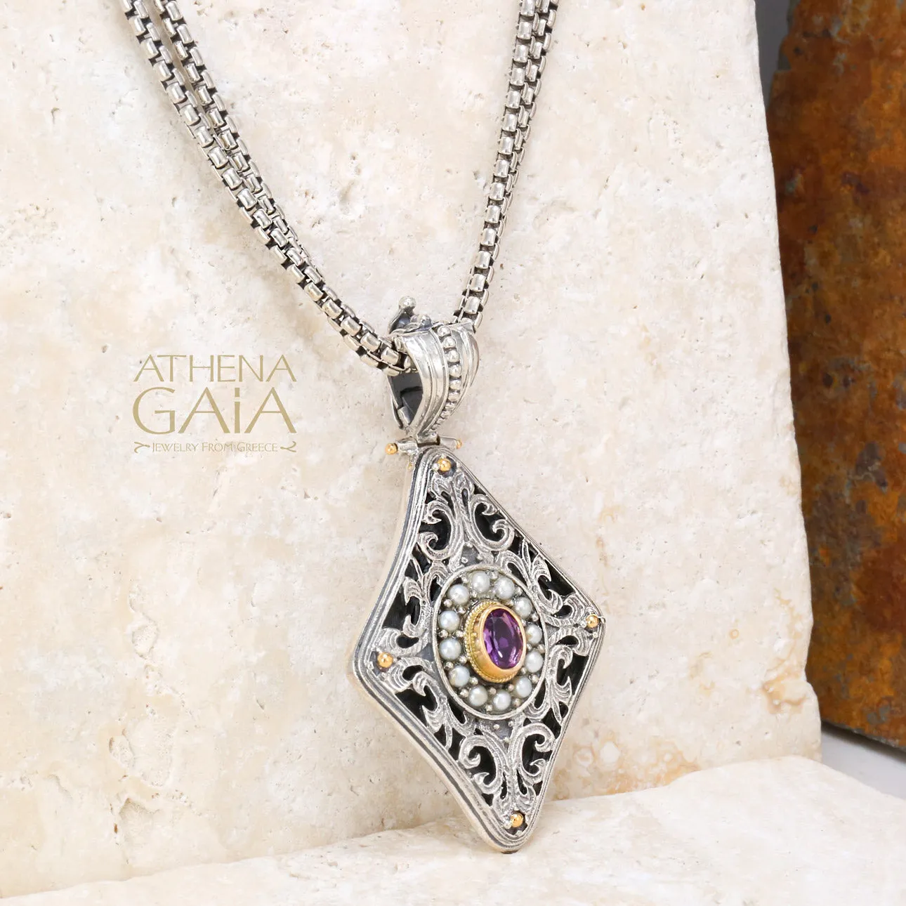 Double Silver Box Venetian Chain