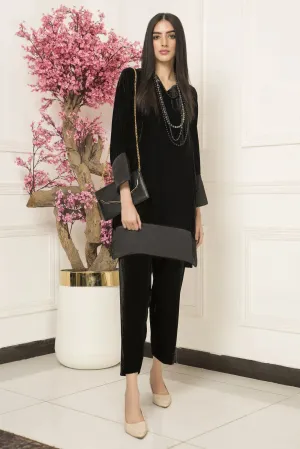 GUL WARUN VELVET 2PC DRESS 08