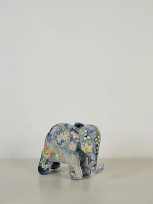 Madame Bovary Elephant in Shaded Blue
