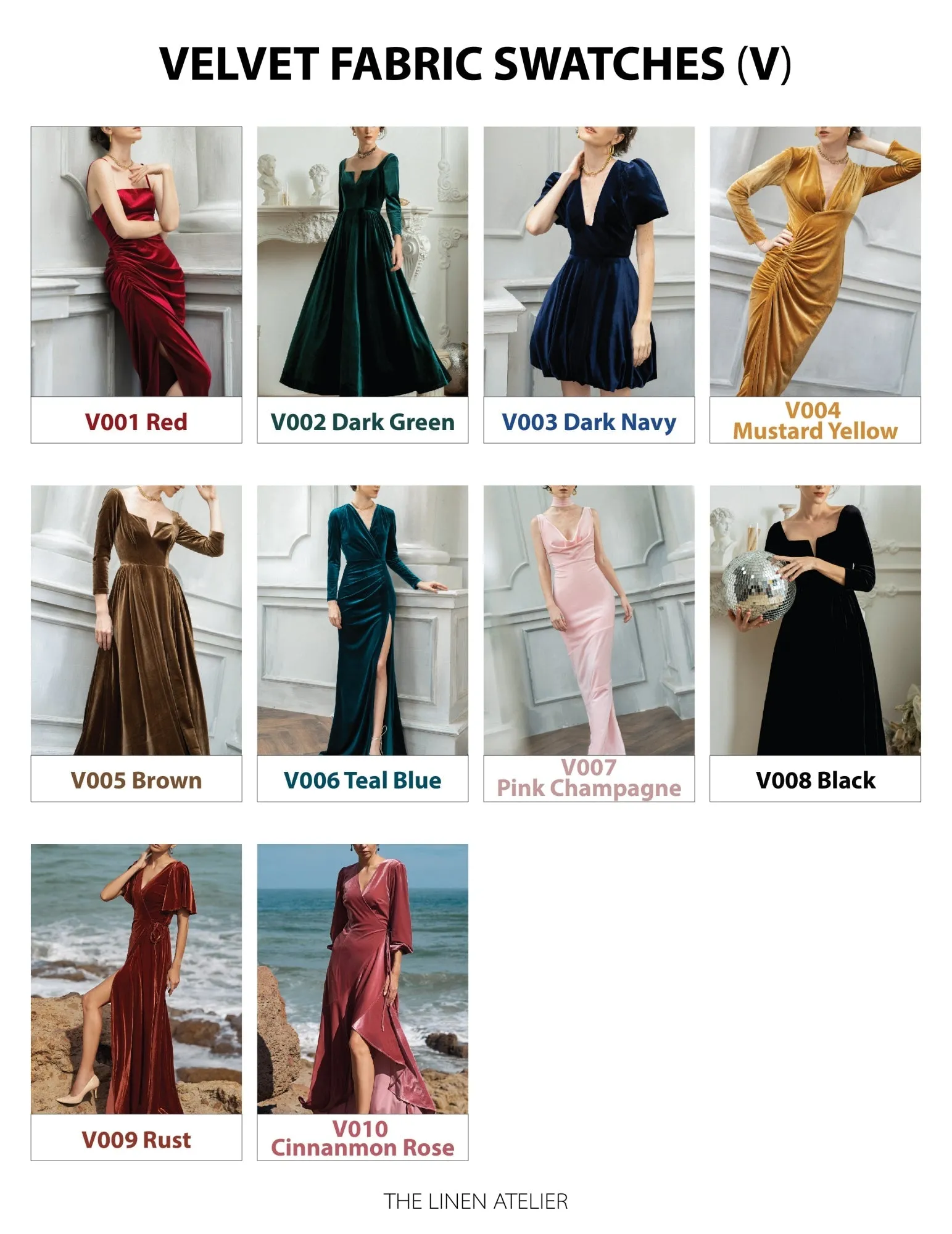 MAUREEN Open Back Velvet Dress