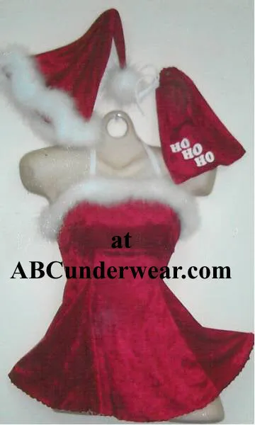Stylish Women's Santa 4 Piece Ensemble